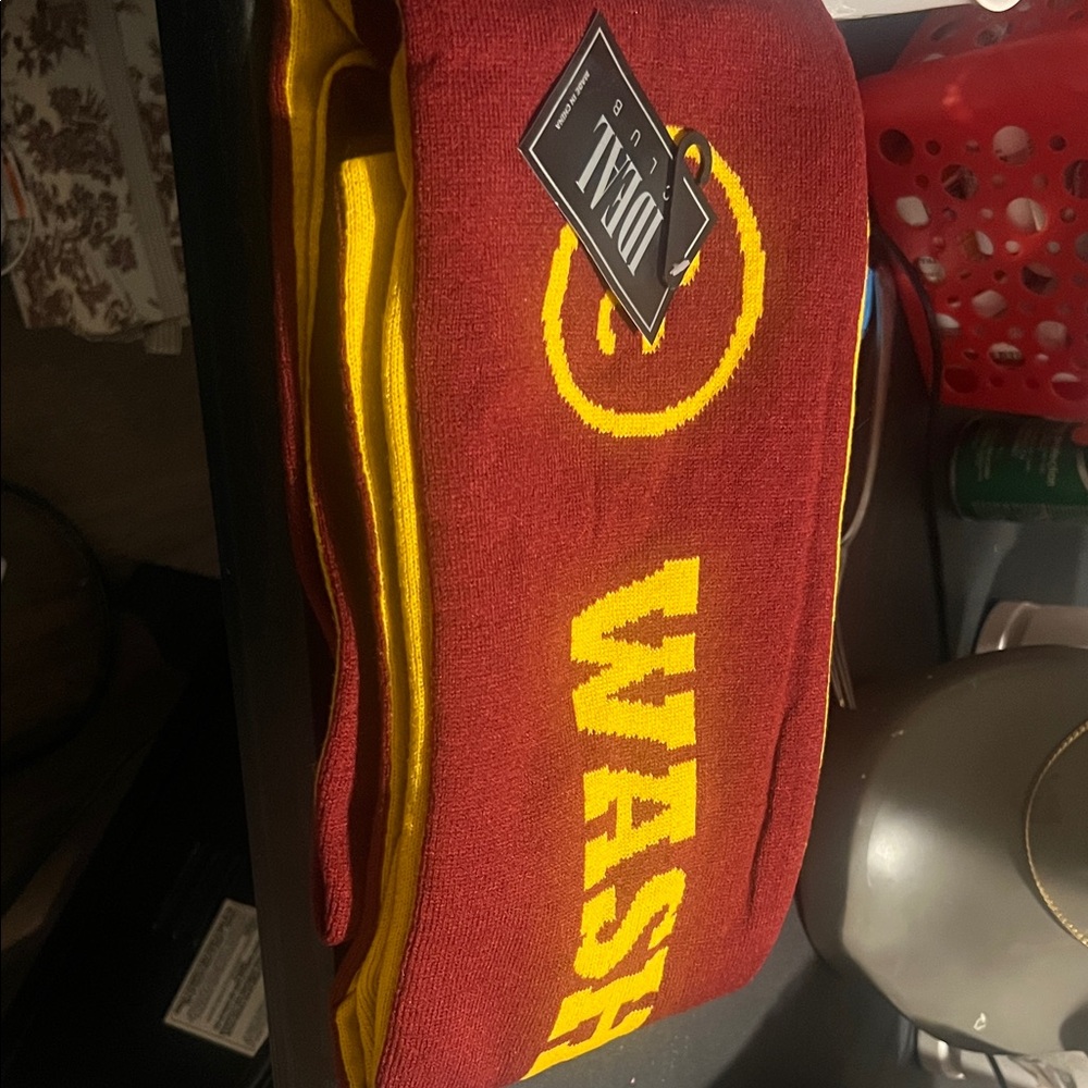 Washington Red and Yellow Scarf